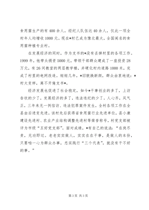 村党支部的优秀事迹材料.docx