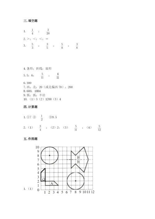 人教版六年级上册数学期末测试卷附答案（基础题）.docx