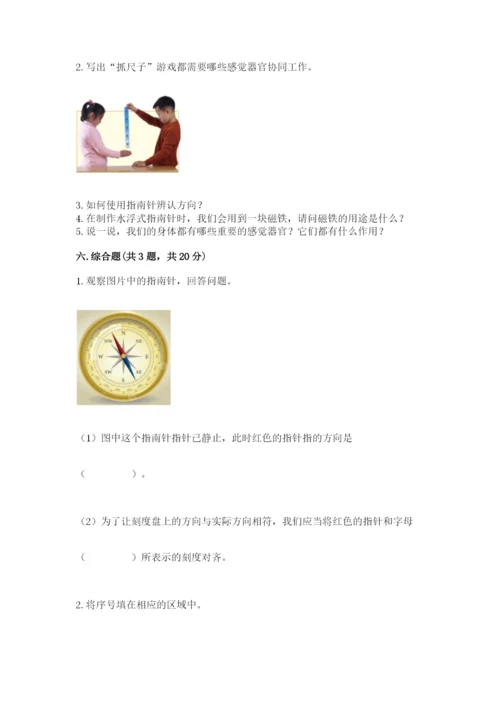 教科版小学科学二年级下册 期末测试卷【黄金题型】.docx