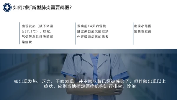 抗击新型冠状病毒肺炎培训课件PPT模板