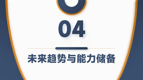 灰橙色简约风项目总结内部复盘会PPT模板