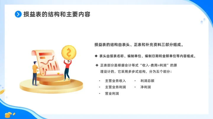 蓝色简约插画风非财务人员财务知识培训PPT财务工作