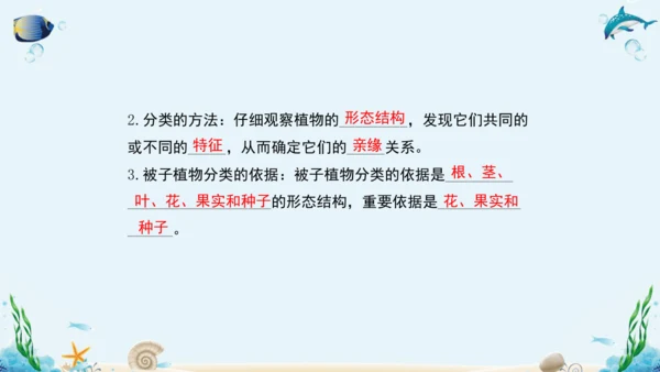 人教版八年级生物上册6.1《根据生物的特征进行分类》复习课件（含19张ppt）