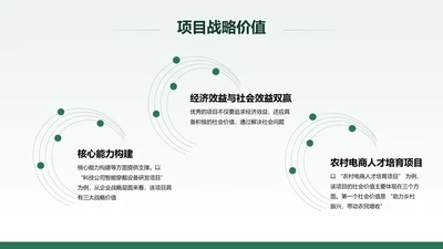 扁平风纯文字PPT列表