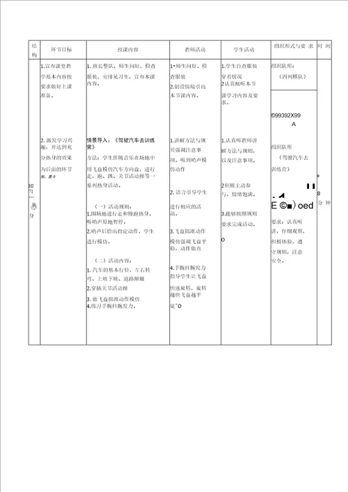 小学体育飞盘软式反手投掷教学设计学情分析教材分析课后反思