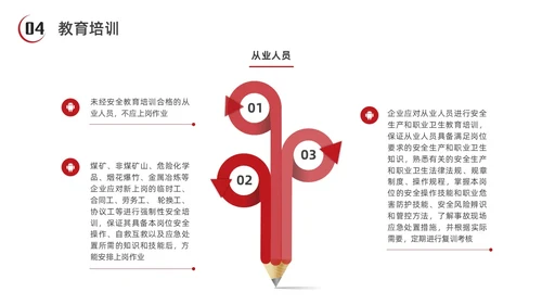 红色水彩简约商务安全生产标准化企业培训PPT安全生产月