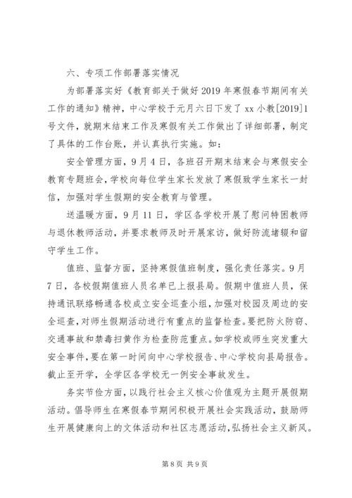 开学安全工作自查报告.docx