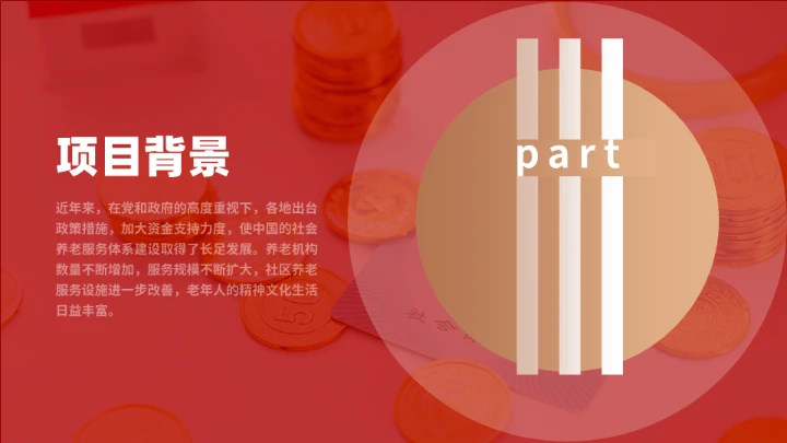 中国养老市场调查与发展预测报告通用PPT模板