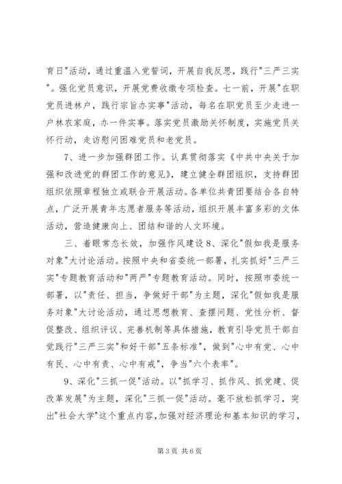 林业局年度党建工作要点.docx