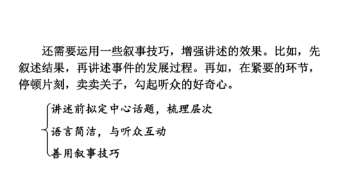部编版八年级语文上册第1单元 口语交际 讲述 课件(共21张PPT)