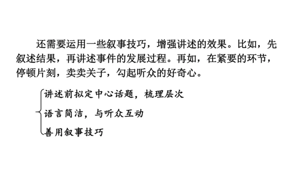 部编版八年级语文上册第1单元 口语交际 讲述 课件(共21张PPT)