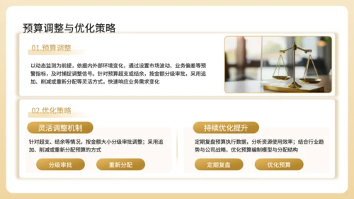 黄色商务风基金公司年度财务预算分配规划PPT