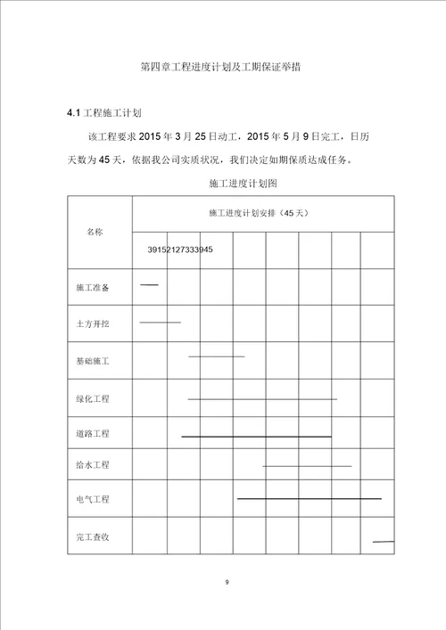 广场工程施工组织设计