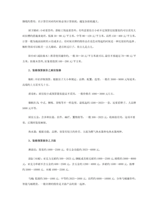 装修报价单及预算流程.docx