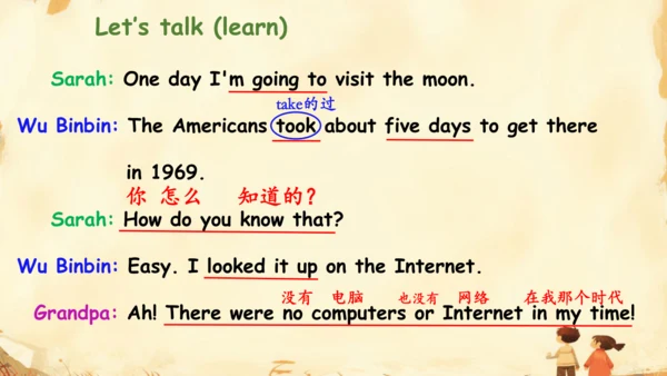 Unit 4 Then and now A Let's try& Let's talk PPT课件
