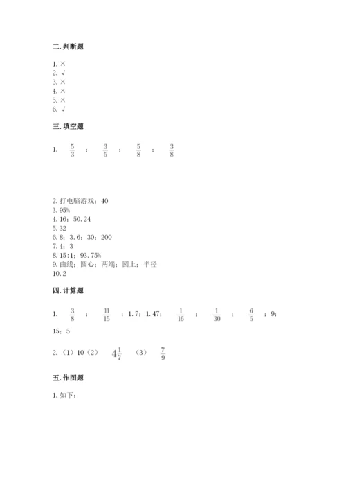 人教版六年级上册数学期末测试卷精品【夺冠系列】.docx