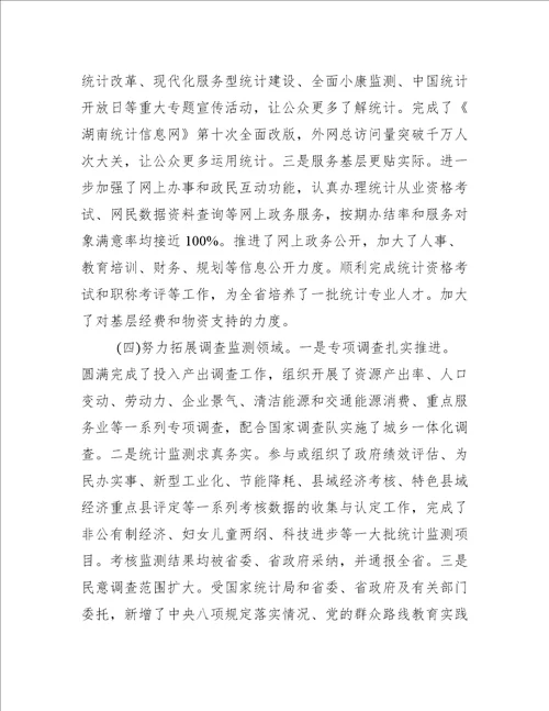 全省统计工作会议上的讲话范文