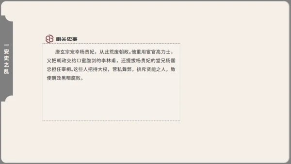 初中历史安史之乱与唐朝衰亡通用PPT模板