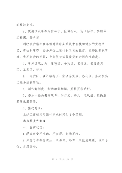 库房整改方案(10篇).docx