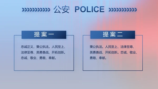 公安警察年终工作总结新年计划PPT