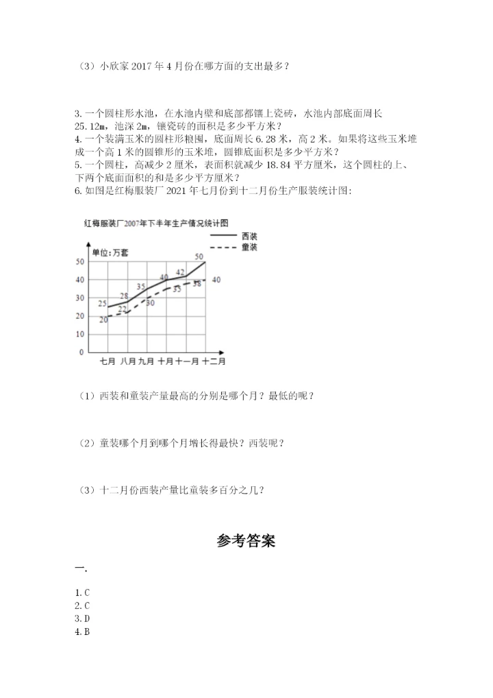郑州外国语中学小升初数学试卷精品（突破训练）.docx