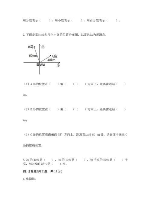 小学数学六年级上册期末测试卷附参考答案【能力提升】.docx