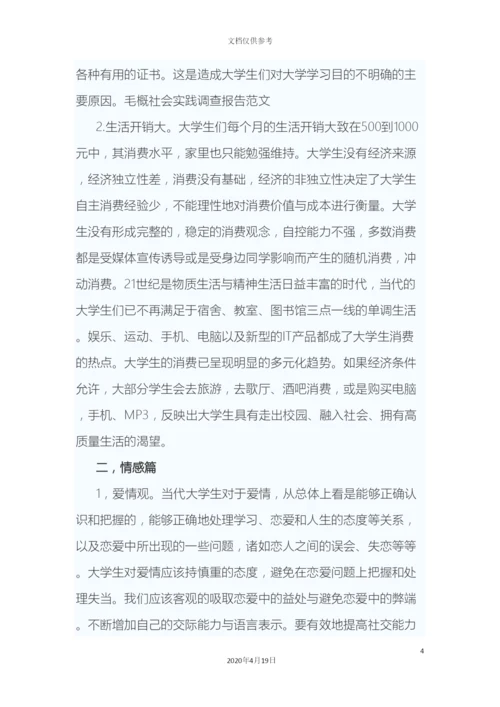 最新毛概社会实践调查报告.docx