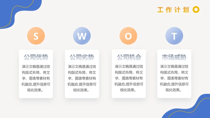 简约通用工作总结汇报计划PPT模板