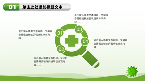 医疗健康行业总结汇报通用PPT模板
