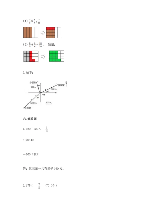 人教版六年级上册数学期中测试卷精品（必刷）.docx