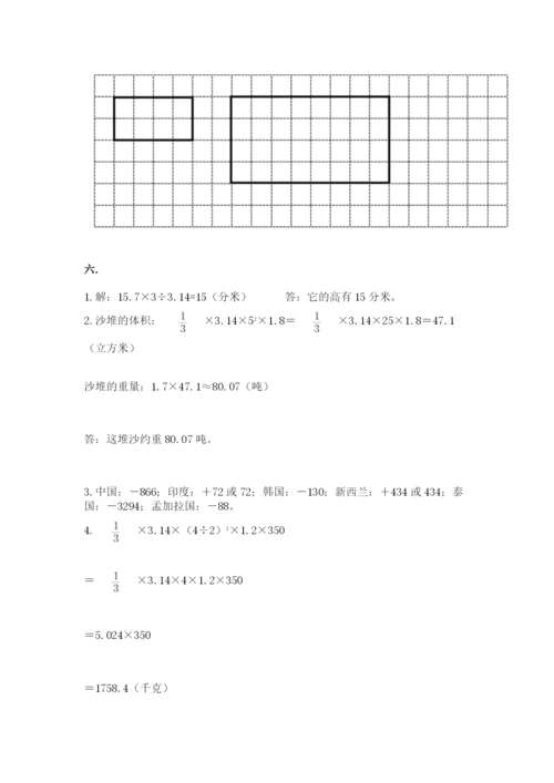 海南省【小升初】2023年小升初数学试卷精品（满分必刷）.docx