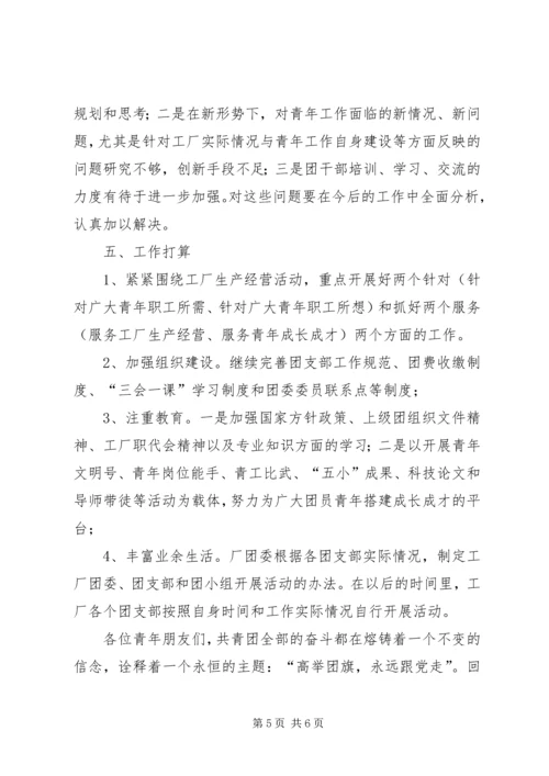 团代会工作报告建议 (5).docx