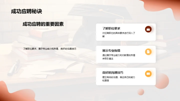 教育行业求职策略