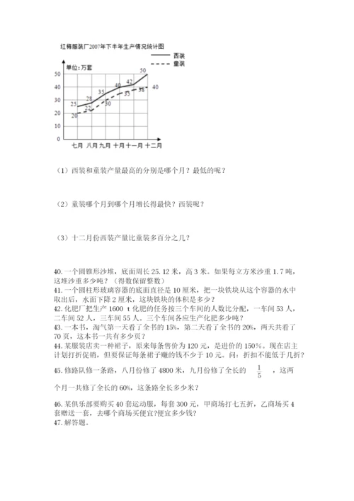 小升初数学应用题50道（预热题）.docx