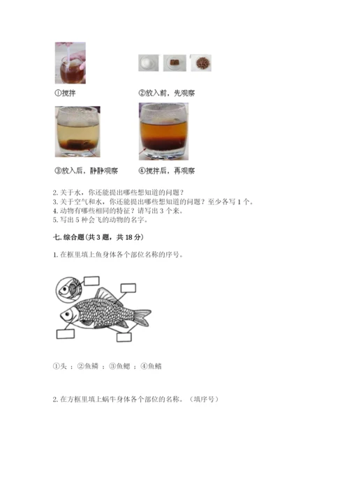 教科版一年级下册科学期末测试卷含完整答案【历年真题】.docx