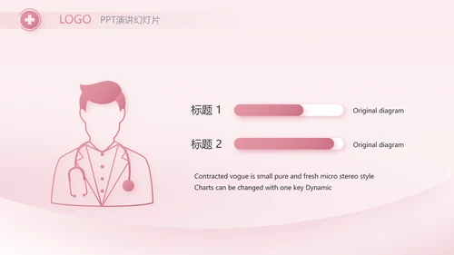 粉色医疗护士护理工作汇报动态PPT
