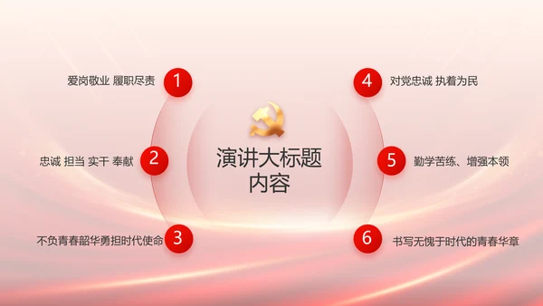 红色党建党支部述职报告PPT党课