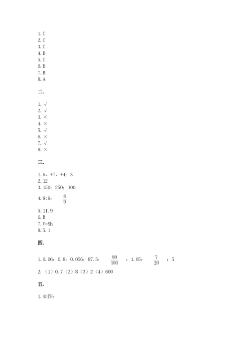 实用小学数学青岛版六年级下册期末测试卷精品（精选题）.docx