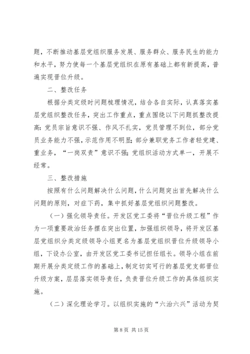 积极推动薄弱基层党组织升级晋位五篇.docx