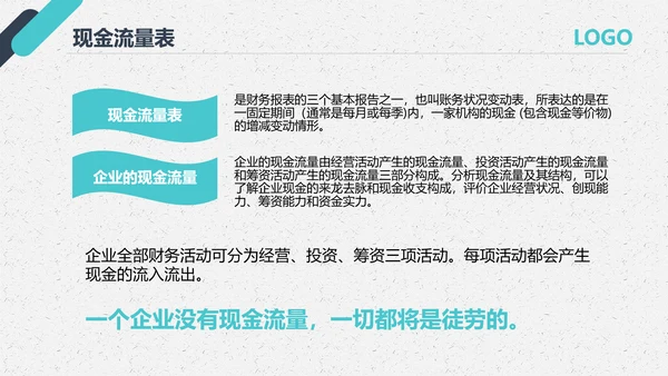 公司员工财务会计知识培训汇报PPT模板