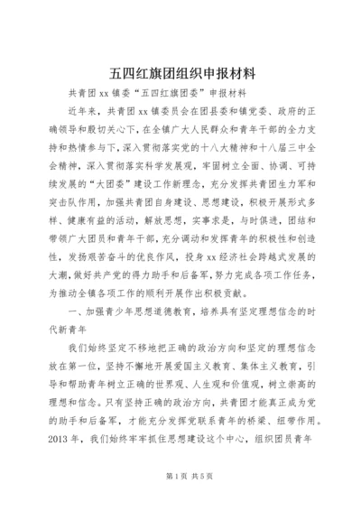 五四红旗团组织申报材料.docx