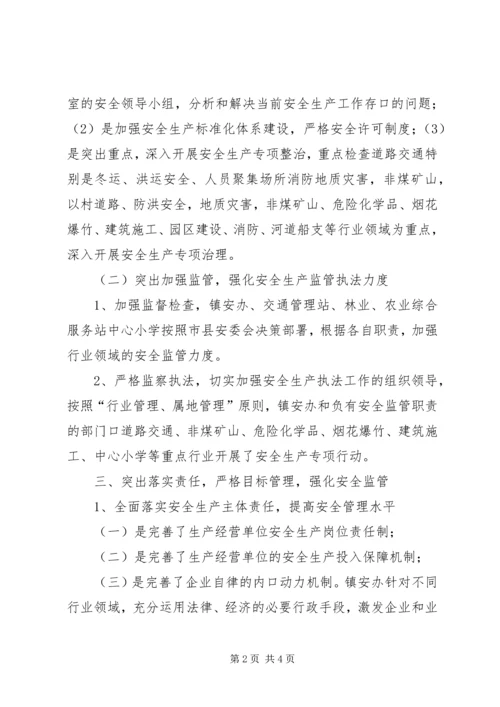 乡镇年度安全生产大检查工作总结.docx