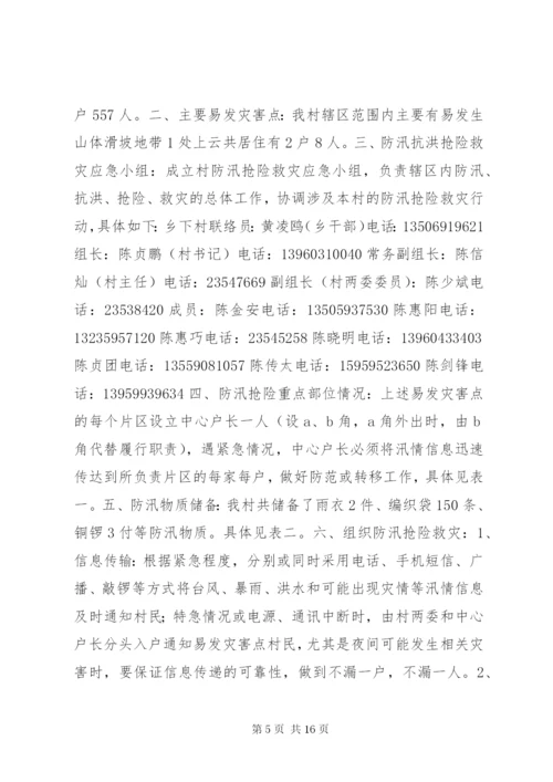 村抢险救灾方案.docx