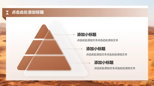 棕色商务风敦煌沙漠生态文旅商业计划书PPT模板