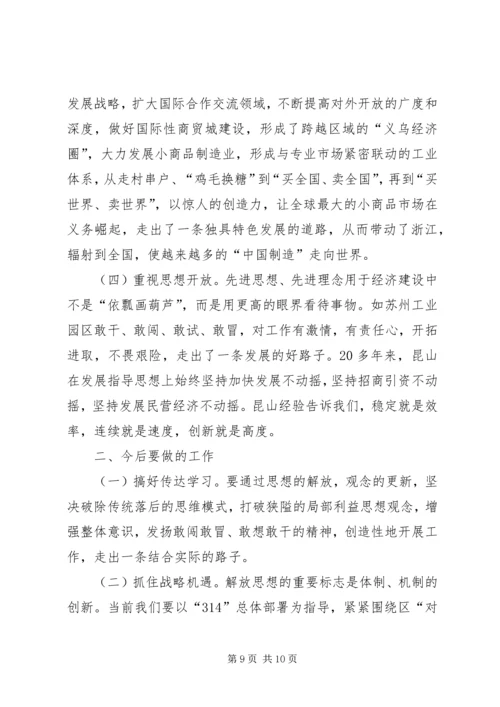 赴XX县区、苏州工业园、昆山经济技术开发区三地学习体会.docx