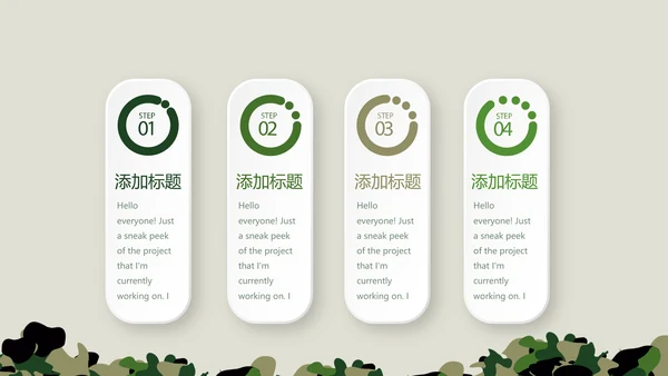八一建军节武警年年终总结动态PPT