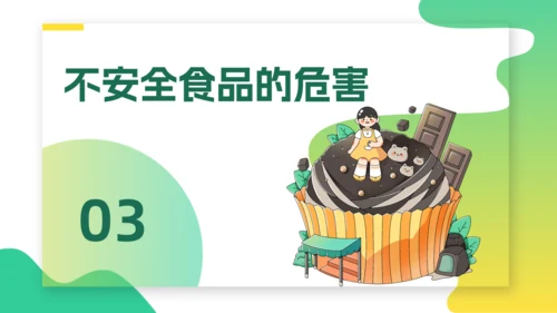 食品安全安知识讲解主题班会通用PPT模板