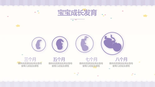 紫色大气母婴婴儿工作总结汇报PPT