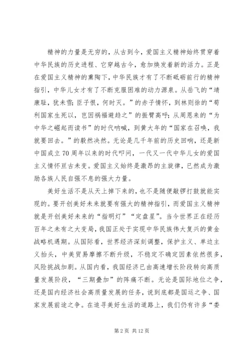 学习《新时代爱国主义教育实施纲要》心得体会5篇.docx