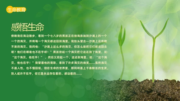 2023年生命教育认识生命珍爱生命安全教育主题班会PPT课件